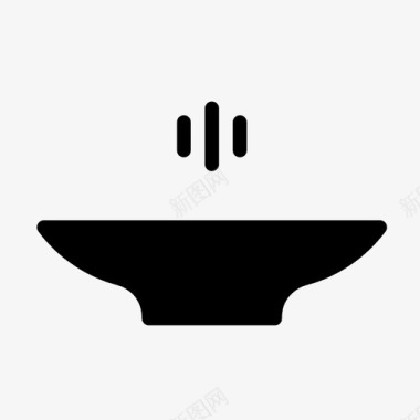 汤碗热图标图标
