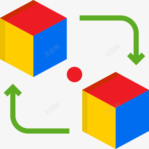 数据包数据和网络管理3扁平图标svg_新图网 https://ixintu.com 扁平 数据 网络管理