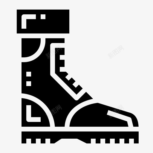 靴子农业时尚图标svg_新图网 https://ixintu.com 农业 时尚 童子军 纯色 靴子 鞋类