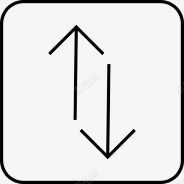 交换箭头方块方向图标图标