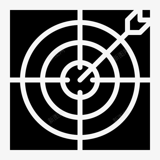 目标弓箭手箭图标svg_新图网 https://ixintu.com 办公室 实战 弓箭手 目标 竞赛