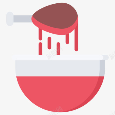 酱汁烧烤26平淡图标图标