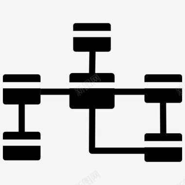 结构算法数据流图标图标