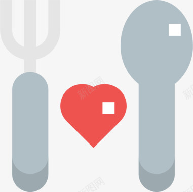 餐具charity72扁平图标图标