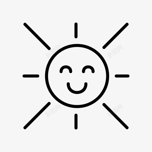 积极性态度表情图标svg_新图网 https://ixintu.com 态度 感情 积极性 笑脸 符号 表情