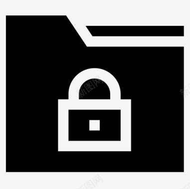 挂锁通用数据保护条例2填充图标图标