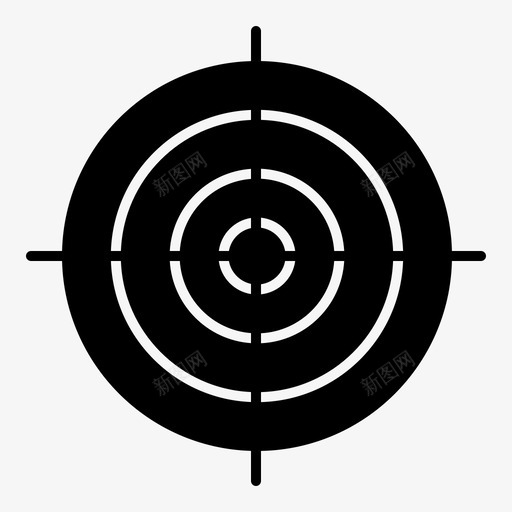 目标圈点图标svg_新图网 https://ixintu.com 圈 点 目标 策略 运动和游戏