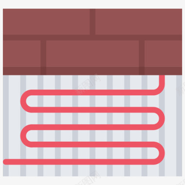 地暖建筑商1公寓图标图标