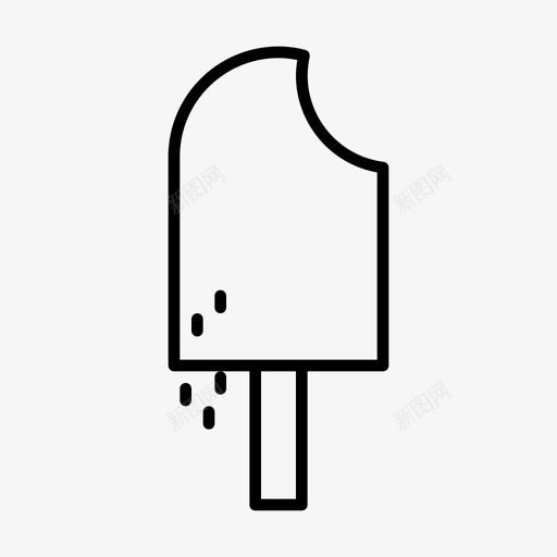 冰淇淋美味冰棒图标svg_新图网 https://ixintu.com 假日 冰棒 冰淇淋 甜甜 美味