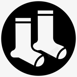 黑袜子采购产品野营袜子野营袜子衣服图标高清图片
