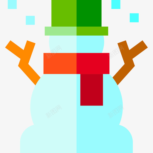 雪人圣诞城10号平地图标svg_新图网 https://ixintu.com 10号 圣诞 平地 雪人