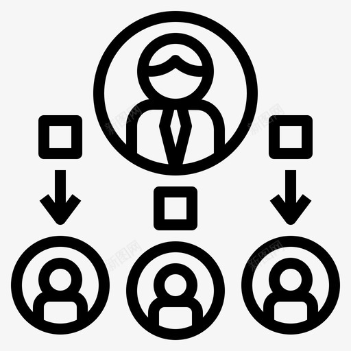 供应商分销划分图标svg_新图网 https://ixintu.com 供应商 分销 划分 流程 采购