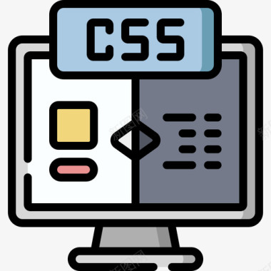 Css网页开发线性颜色图标图标