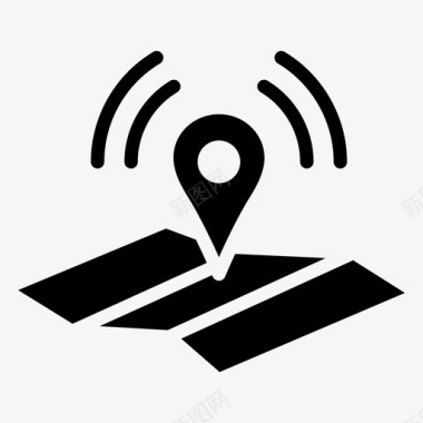 位置服务地图目的地地图位置指针图标图标