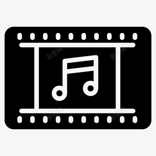 音乐配乐录音音效图标svg_新图网 https://ixintu.com 图标 声波 字形 录音 视频制作 配乐 音乐 音效 音效调节图
