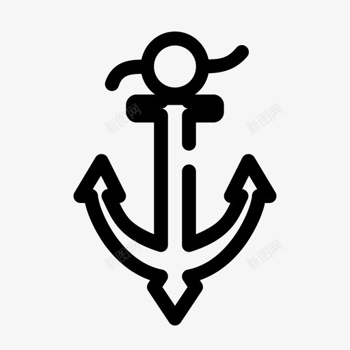 锚运费海运图标svg_新图网 https://ixintu.com 介质 假期 冒险 海运 运费 间隙