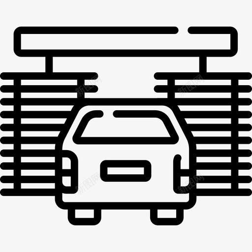 洗车车辆和运输11线性图标svg_新图网 https://ixintu.com 洗车 线性 车辆 运输
