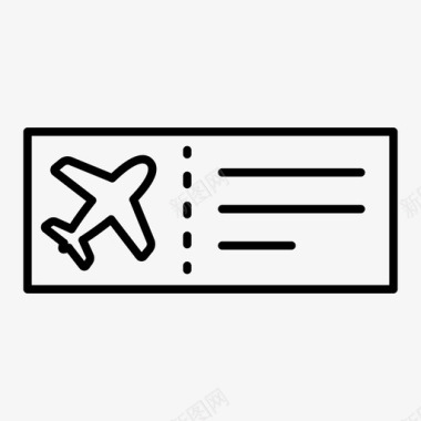 机票交通旅行图标图标