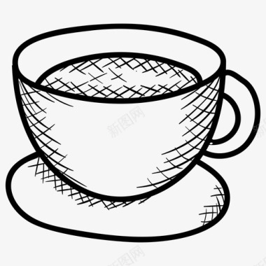 一杯茶热饮料热茶图标图标