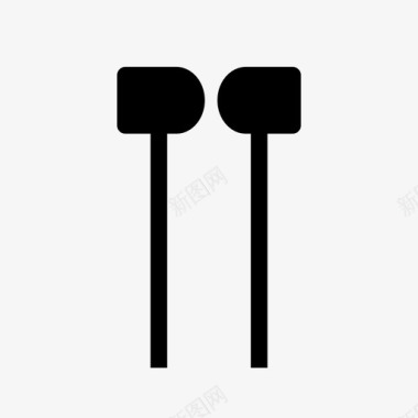 耳机耳塞娱乐图标图标