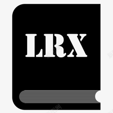 lrx文件电子书文件格式图标图标