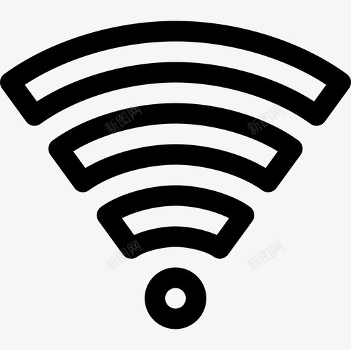 Wifi信号智能城市12线性图标svg_新图网 https://ixintu.com Wifi 信号 城市 智能 线性