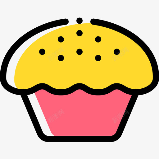 派甜点和糖果7颜色省略图标svg_新图网 https://ixintu.com 派 甜点和糖果7 颜色省略