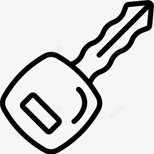 汽车钥匙运动型10直线型图标svg_新图网 https://ixintu.com 汽车 直线 线型 运动型 钥匙