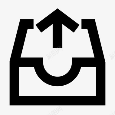 发件箱电子邮件收件箱图标图标