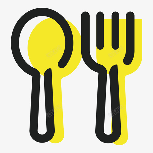 住宿和餐饮业svg_新图网 https://ixintu.com 住宿和餐饮业 行业-icon