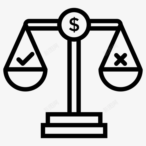 金融资产规模平衡规模金融规模图标svg_新图网 https://ixintu.com 储蓄和投资线向量图标集 平衡规模 正义规模 法律 金融规模 金融资产规模