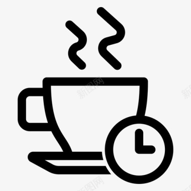 咖啡休息饮料茶图标图标