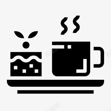 休息咖啡会议图标图标