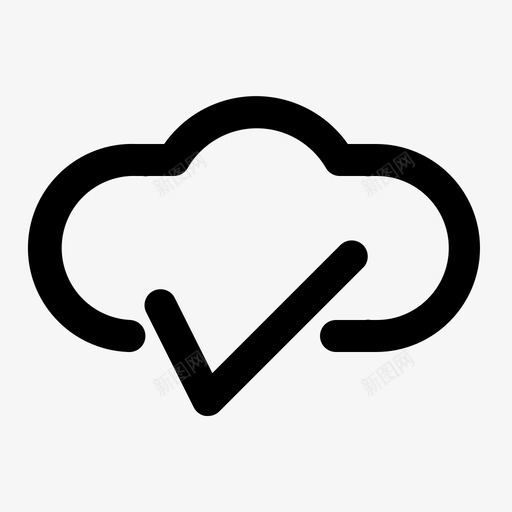 成功云通信图标svg_新图网 https://ixintu.com 云 存储 成功 数据 网络 通信