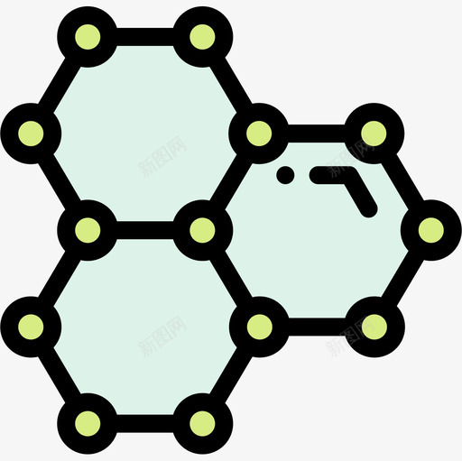 同素异形体实验室23线性颜色图标svg_新图网 https://ixintu.com 同素 实验室 异形 形体 线性 颜色