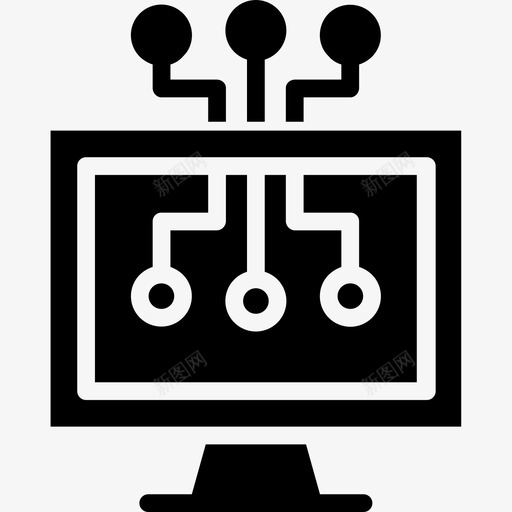 监视器技术56固态图标svg_新图网 https://ixintu.com 固态 技术 监视器