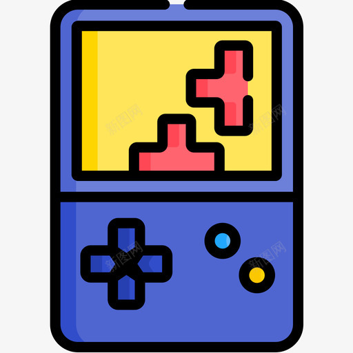 Gameboy35岁的书呆子线性颜色图标svg_新图网 https://ixintu.com 35岁 Gameboy 书呆子 线性 颜色