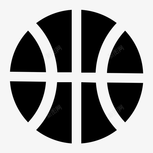 球篮球比赛图标svg_新图网 https://ixintu.com 比赛 球 篮球 运动