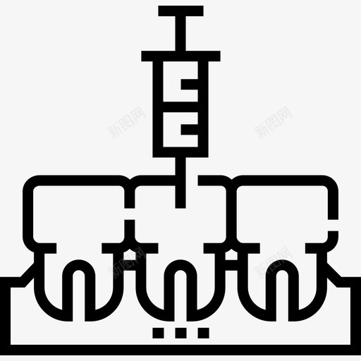 麻醉牙医25线性图标svg_新图网 https://ixintu.com 牙医25 线性 麻醉