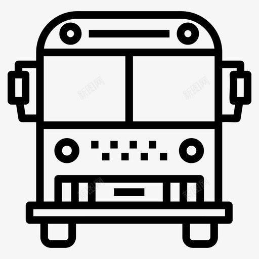 本地巴士运输长途汽车公共交通图标svg_新图网 https://ixintu.com 交通 交通线 公共 图标 巴士 本地 车辆 运输 长途汽车