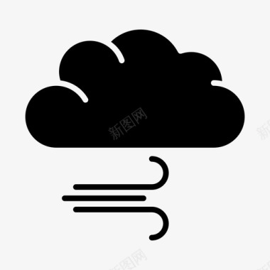 天气空气云图标图标
