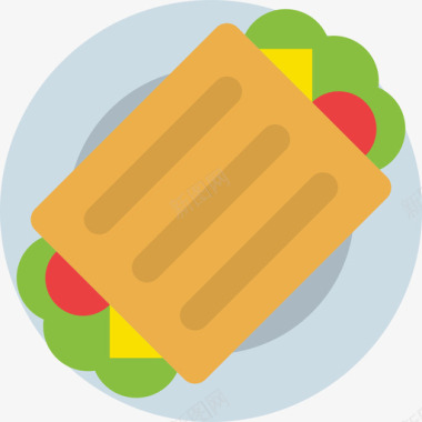 三明治早餐30平的图标图标