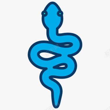蛇昆虫35线形颜色图标图标