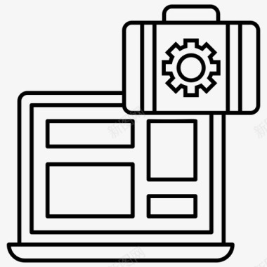 网站工具信息元素系统维护图标图标