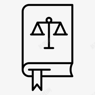 宪法法律司法图标图标