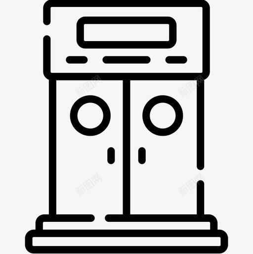 入口夜总会1号直线型图标svg_新图网 https://ixintu.com 1号 入口 夜总会 直线 线型