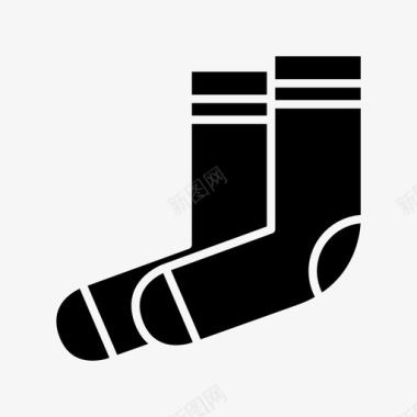 衣服袜子冬天图标图标