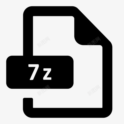 7z文件zip文件图标集1svg_新图网 https://ixintu.com 7z文件 zip 文件图标集1