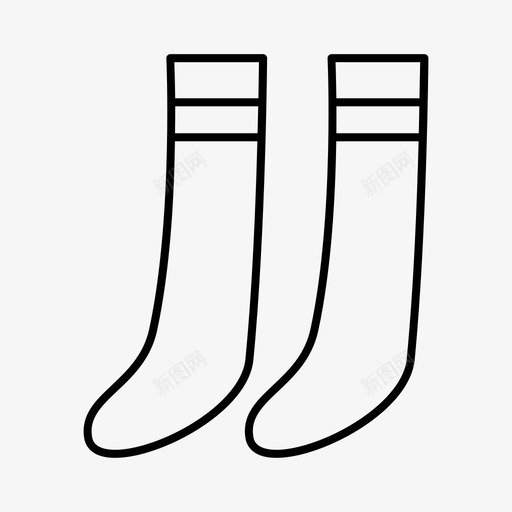 袜子衣服鞋类图标svg_新图网 https://ixintu.com 衣服 袜子 足球概要 运动 鞋类