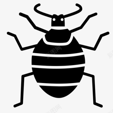 蚂蚁动物甲虫图标图标